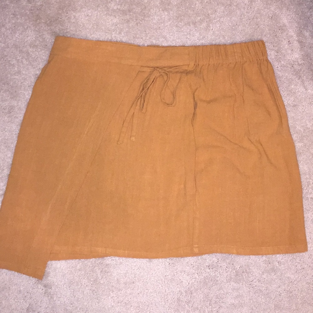 A new day mustard skirt